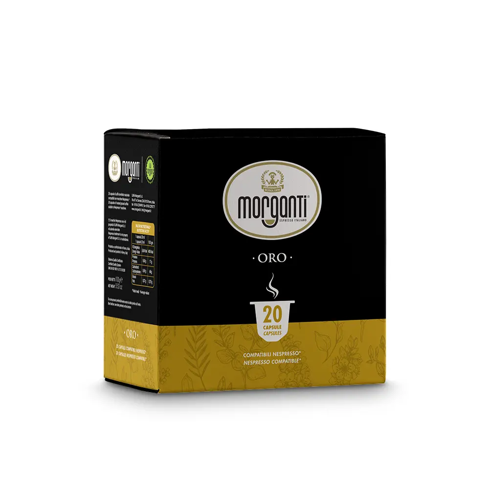 [MRG1003] 20 Capsule Oro Morganti compatibili Nespresso®