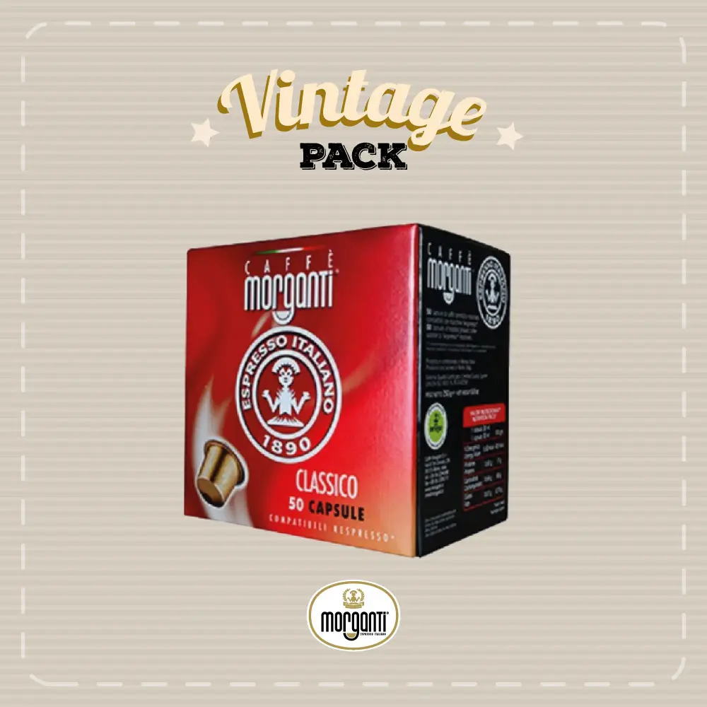 [MRG978] Morganti 50 Capsule Classico - Compatibili Nespresso 