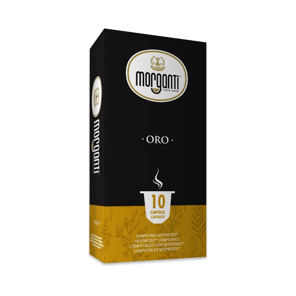 [MRG791] Morganti NESPRESSO 10 ORO-  Compatibili Nespresso®